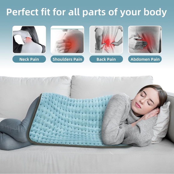 BRAND NEW! Heating Pad for Back, Neck and Shoulder Pain Relief - Picture 6 of 16